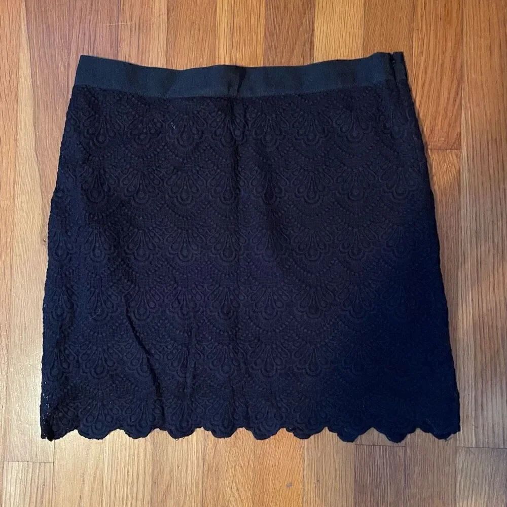 J CREW | black mini skirt 2